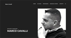 Desktop Screenshot of marcocavalli.it
